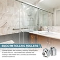 thumbnail image 5 of Uxcell Single Shower Door Rollers Copper Bottom Wheels Pulleys Guide 23mm 4, 5 of 6