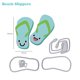 thumbnail image 2 of Cuadros Decorativos 4 Uds. Zapatillas de playa troqueles de corte de Metal DIY Scrapbook relieve plantillas manualidades Ehuebsd Nuevos Originales, 2 of 6
