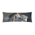 thumbnail image 2 of ABPHOTO Couple of Horse Body Pillow Covers Pillowcase Throw Pillows 20x60 inch, 2 of 2