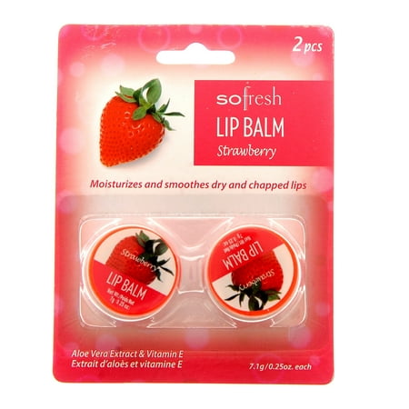 Lip Balm, Delicious Strawberry Flavor, Aloe Vera & Vitamin E Infused, Hydrates & Soothes, by Unity (Best Way To Hydrate Lips)