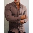 thumbnail image 1 of Nueva llegada Camisas de moda para hombres Casual Flores Estampado Manga larga Botón Top Ropa de hombre de gran tamaño, 1 of 6