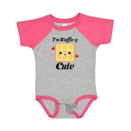 

Inktastic Waffle Pun Im Waffle-y Cute Gift Baby Girl Bodysuit