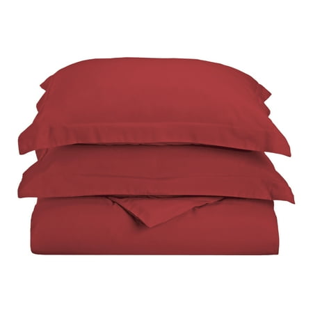 Impressions Westfall Solid Microfiber Duvet Cover Set