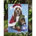 thumbnail image 3 of Carolines Treasures PPP3012GF Basset Hound Santa Christmas Flag Garden Size  Small multicolor, 3 of 3