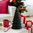 thumbnail image 5 of Hearth & Gear Handmade Folded Paper With Pleated Texture Festive Holiday For Home Tabletop Display And Seasonal Party Ornament Cute Ornament Set Christmas Ornament Keepsake Postal Ornament Dinosaur, 5 of 5