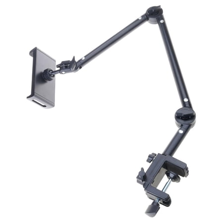Necvior 360 Rotating Tablet Stand Desk Mount with Adjustable Arm for Tablets 4-12.9inch