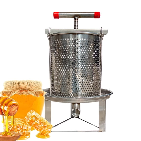 Honey Press Wax Extractor, Stainless Steel Honey Press, Beekeeping Equipment for Juice Vegetables