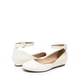 thumbnail image 4 of DREAM PAIRS Zapatos Flats de Mujer con Cuña y Correa al Tobillo en Blanco, 4 of 6