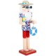 thumbnail image 3 of Bright Color Wooden Christmas Nutcracker Figurine Decoration Holiday Home Shelf Ornament Traditional Xmas Statue Gift, 3 of 5