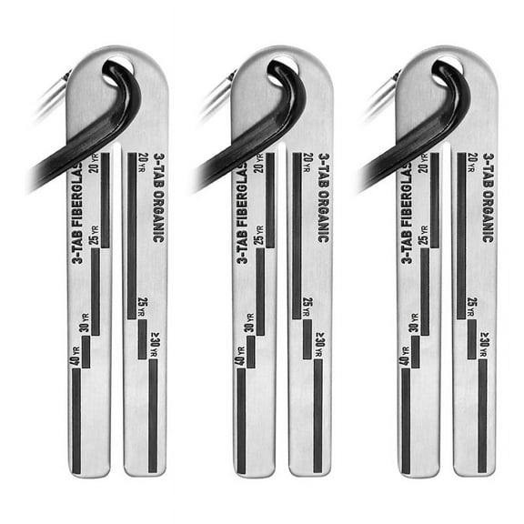 3Pcs Shingle Gauge, 4/09 Gauge Roof Pitch with Carabiner Roofing for Measuring Analyzeing Thickness