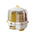 thumbnail image 2 of 6 Compartments Sealed Insect-Proof Moistur Household Loading Rice Bucket Grains and Cereals Storage Box On-Trend Low Spend, 2 of 5