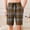 Coffee, variant on COSFO Casual Men Shorts Cotton Running Plaid Shorts Loose Fit Elastic Waist with Pockets Workout Drawstring Shorts