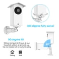 thumbnail image 3 of Amdohai Étui de Protection Résistant à l'Eau + Support Mural en Métal Réglable à 360 Degrés pour Wyze Cam Pan, Blanc, 1 Pack, 3 of 7