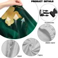 thumbnail image 7 of SCRAWLGOD St. Patrick's Day Shamrock Marble Print Golden Dark Green Gaming Chair Cover with Armrest Cover, Stretch Computer Chair Slipcovers Anti Dust Gaming Rotating Chair Protection with Zipper, 7 of 7