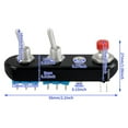 thumbnail image 1 of BTOER Motorcycle 7/8" 1" Handlebar Switch Toggle Push Button ON/OFF/ON Block, 1 of 8