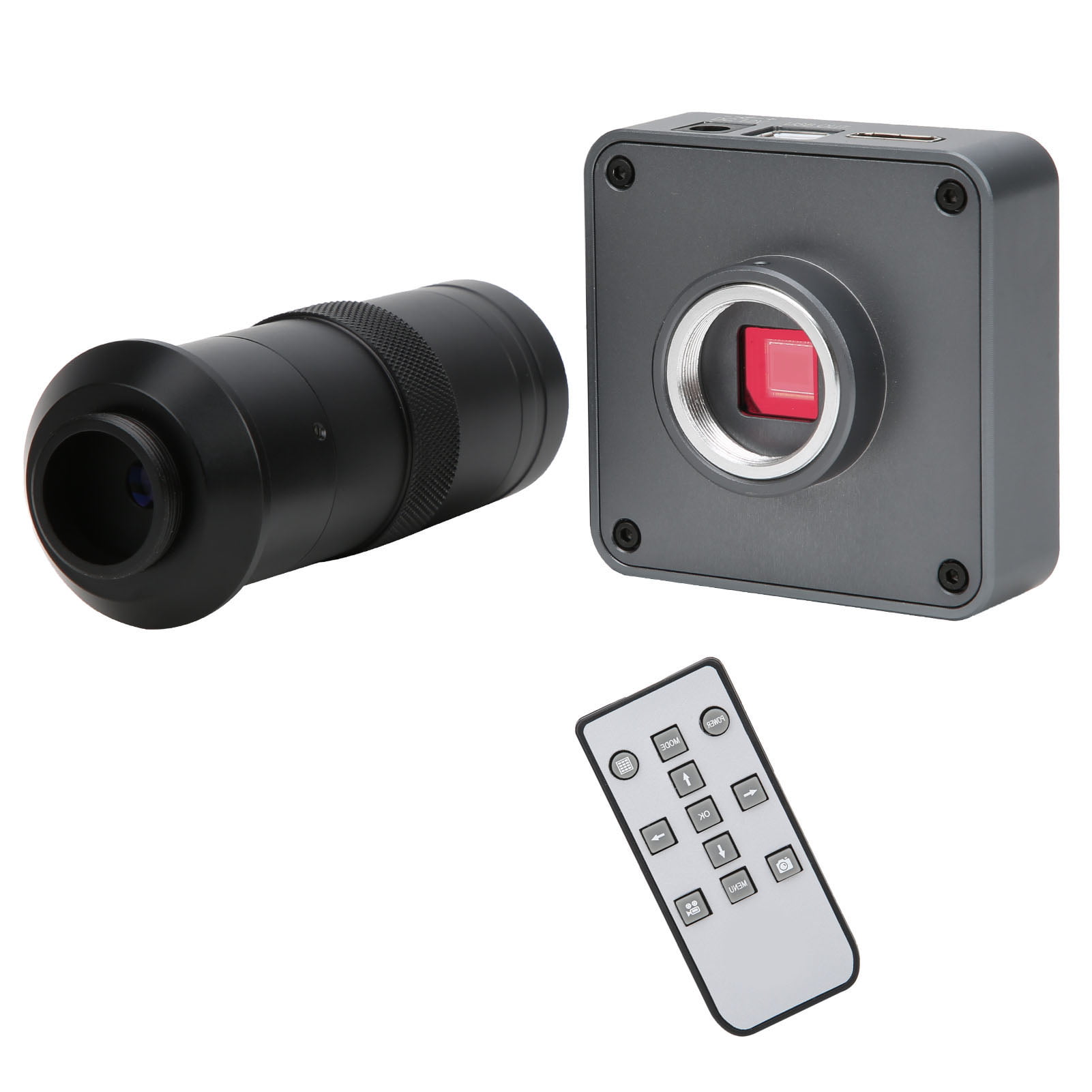 Printing Industrial Camera Lens Ticket Identification Mobile Phone Repair U.S. regulations Microscope Industrial Camera High-Definition for Fingerprint Identification 