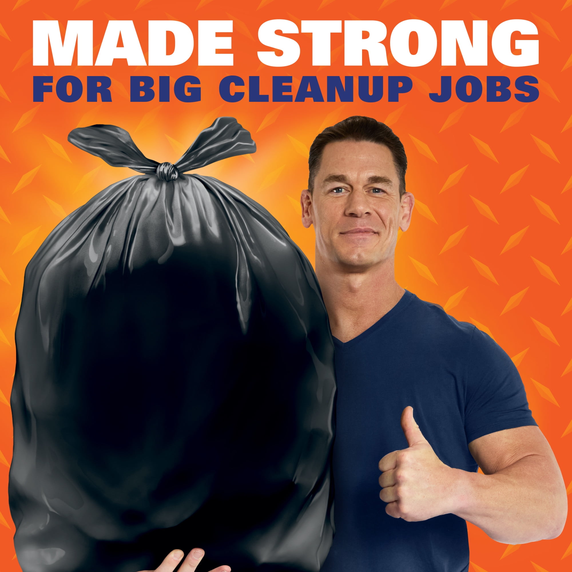 Hefty Strong Tie Garbage Trash Bags, Easy Flaps