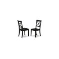thumbnail image 3 of Modern 5-Piece Dinette Set - Dining Table & 4 Chairs - Black Finish - Kitchen Table Set, 3 of 5