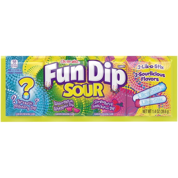 Lik-m-aid Sour Fun Dip - 1.4-oz. Packet