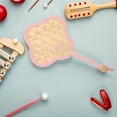 thumbnail image 4 of BRIGHTFUFU Mini Woven Hand Fan in Multi Color  Lightweight Portable Wheat Straw Fan for Home Use and Kids Activities, 4 of 7