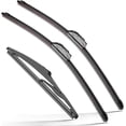 thumbnail image 1 of HAHDAXIA RAINTOK Windshield Wiper Blades Replacement for Scion xD 2008 2009 2010 2011 2012 2013 2014 Original Factory Quality Front Rear Wipers Blade Set for My Car - 26" 14" 8" (Pack of 3), 1 of 7