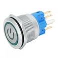 thumbnail image 1 of Interruptor de botón de reinicio 2 piezas 22 mm CA 220 V 6 pines Jadeshay botón pulsador, 1 of 8