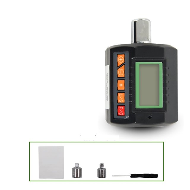 1/2 Testeur de Couple Réglable Ensembles ANC avec Adaptateur Compteur de Couple Numérique Tête de Clé de Couple Ensemble de Réparation de Voiture Vélo, Facile à Utiliser