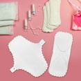 thumbnail image 4 of 10 compresas de algodón reutilizables para la menstruación, toallas sanitarias para mujeres y niñas., 4 of 7