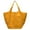 Yellow, variant on YX STORE Oversized Bag Solid Color Large Capacity Faux Leather Vintage Foldable Tote for Vacation