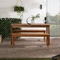 thumbnail image 3 of Manor Park Wooden Picnic Table with Umbrella Hole, Multiple Colors and Styles, 3 of 11