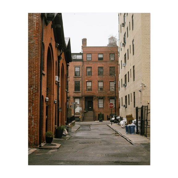 Brooklyn Heights Residential, Brooklyn 03 - Brooklyn New York Photography Unframed Wall Art Print 8 x 10 inches