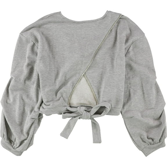 I.N.C Womens Embellished Sweatshirt, Grey, X-Large