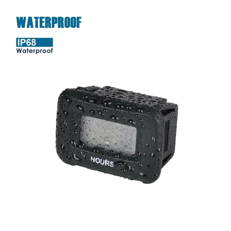 AC/DC 5V-277V Hour Meter Maintenance Reminder - For Lawn Mower, Equipment With Data Storage | Runleader IP68