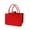 Red, variant on Foldable Felt Shopping Bags Large Capacity Shopper Storage Bags For Groceries And Travel With Reinforced Handles
