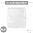 thumbnail image 5 of MMBM Clear Reclosable Poly Bags 10" x 12" 2 Mil Lightweight Bags for Home storage and Organizing 2000 Pcs, 5 of 7