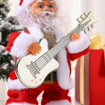 thumbnail image 2 of Battery Operated Guitar Playing Santa Man Decor Music Rocking Xmas Home Decoration For Holiday Party Festival, 2 of 5