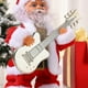 thumbnail image 2 of Battery Operated Guitar Playing Santa Man Decor Music Rocking Xmas Home Decoration For Holiday Party Festival, 2 of 5