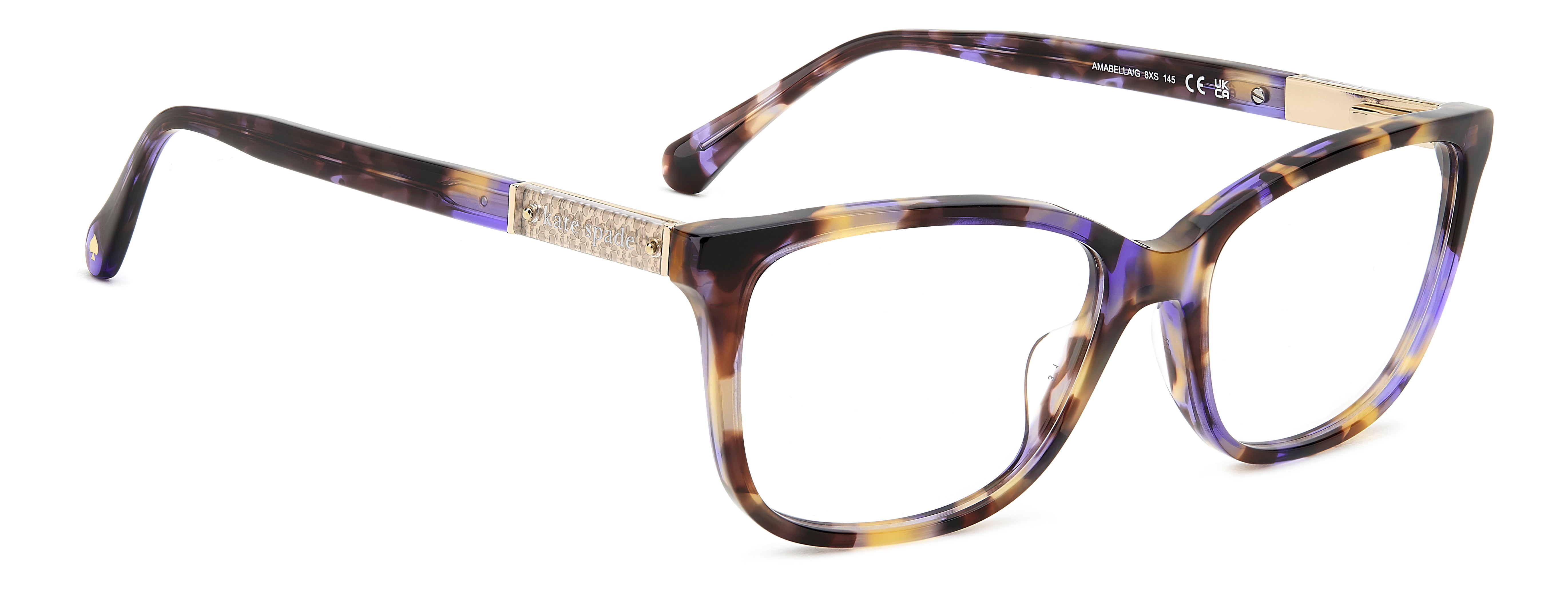 Kate Spade Womens Celestine Rx'ble Eyeglasses with Case, Violet Havana