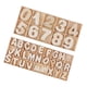 thumbnail image 1 of 216Pieces Craft Letras de Natural Número de con Bandeja de Almacenamiento Juguetes para Niños, 1 of 9