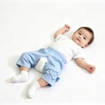 thumbnail image 4 of SHTXOZHI Baby Open-Crotch Shorts Elastic Waist Comfortable Ribbed Boys Pants Summer Casual Outdoor Girls Bottoms, 4 of 6