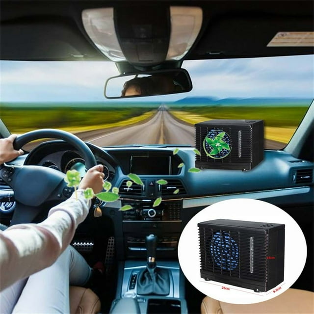 Portable Mini Car Cooling Unit for Campers and Pet Owners,Universal 24V Cooler with Advanced Quiet Technology,Easy Connect Design for Long and Hot Journeys