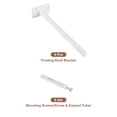 thumbnail image 3 of Unique Bargains 4Pack 8' x 2' Wall Mounting Floating Shelf Bracket Blind Shelf Support, White, 3 of 7