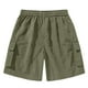 thumbnail image 3 of pstuiky Pantalones cortos de gimnasio para hombre, Pantalones cortos de verano para hombre, informales y cómodos, con bolsillo y cintura elástica y cordón ajustable. Pantalones cortos de baloncesto, 3 of 3