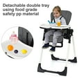 INFANS High Chair for Babies & Toddlers, Foldable Highchair with