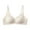 Beige, variant on Women Bra Seamless Adjustable Uplift Bra Side Spill Wire Push Up Slimming Anti Droop Brown M