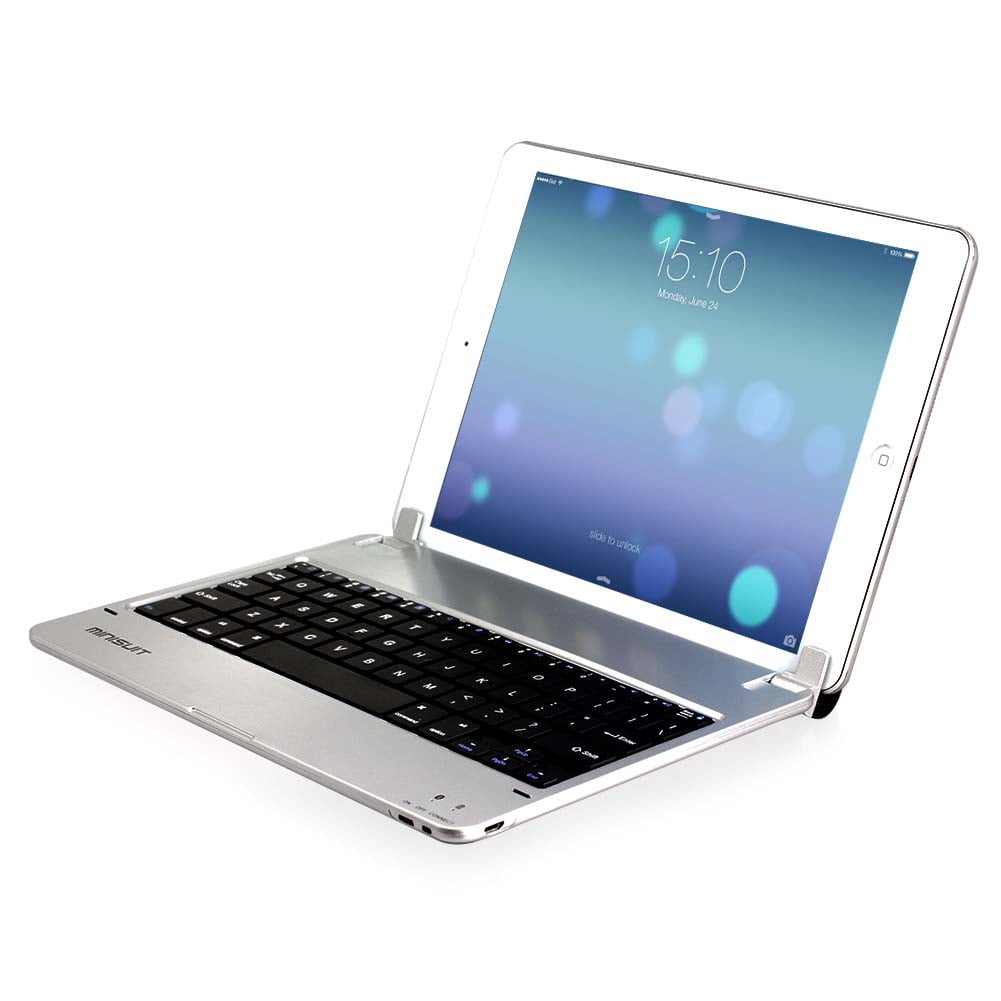 Minisuit For IPad Air 2 6th Gen 2014 Bluetooth Chrome Keyboard Case