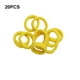 thumbnail image 4 of Guardurnaity 20 piezas de anillos para el cabello, sin costuras, de alta elasticidad, decorativos, sin enganches, para coletas, para mujeres y Type1 NO1, 4 of 6