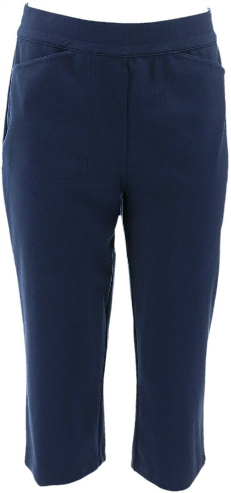 Liz Claiborne NY Ponte Knit Capri Pants 