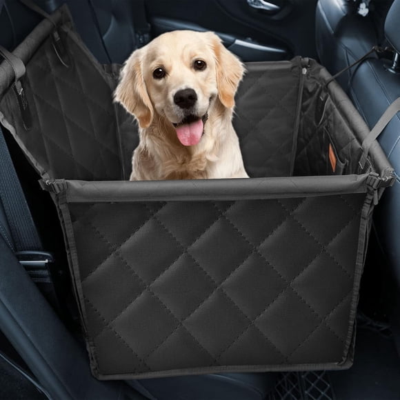 Pet Comfort Zone, Back Seat Extender for Dogs, Quilted Interior & Sturdy Hard Bottom, Enhances Dog Car Travel Experience for Small to Medium Pets