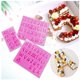thumbnail image 2 of Fiudx Moldes de Letras y Números Invertidos, Moldes Pequeños de Resina En Mayúsculas y Minúsculas, Silicona Flexible para Epoxi, Fondant, Jabón, Crayones, Manualidades Personalizadas, Juego de 3 Piez, 2 of 3